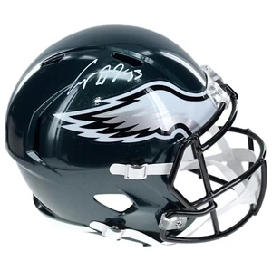 Casco Cooper DeJean Autografiado Philadelphia Eagles Tamaño Completo Fanáticos Firmado - Imagen 1 de 4