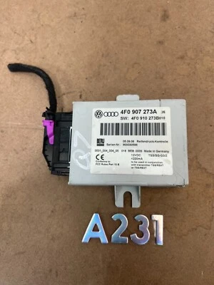 Оригинальный модуль контроля давления в шинах Audi Q7 TPMS 2007–2015 годов выпуска 4F0907273A - Изображение 1 из 4