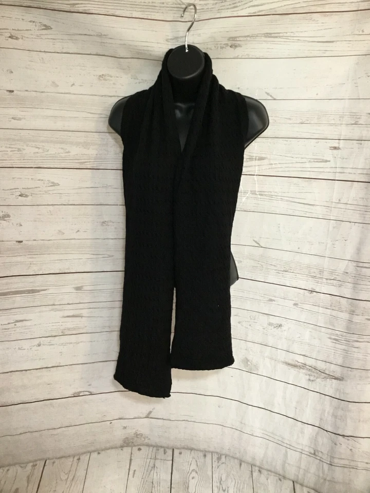 Женский шарф Alfani из черной шерстяной смеси с широкой вязкой - Изображение 1 из 3