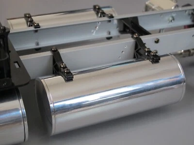 Pair 4 inch Simulate R/C Toy Side Tanks Tamiya 1/14 Grand King Hauler Globeliner - Image 1 of 4