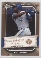 2005 Upper Deck Classics Classic Moments /1999 Joe Carter #CM-CA