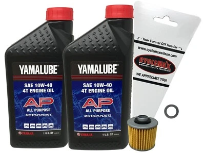 Kit de cambio de aceite Yamaha Original OEM 2006-2023 Raptor 700 Raptor 700R Foto 1 de 2