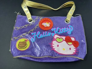 Vintage Hello Kitty Purple Glitter Purse New With With Tags - Picture 1 of 14