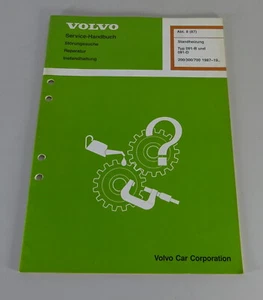 Manual de Taller Volvo 740 760 Calefacción Auxiliar Tipo 091B/091D Stand 02/ - Imagen 1 de 2