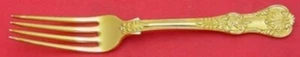 English King Vermeil by Tiffany and Co Sterling Silver Dinner Fork 7 1/2" - Picture 1 of 2