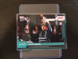 Topps Now F1 2024 #75 Hamilton- Driver of the day with incredible P10 to P2 driv - Picture 1 of 5