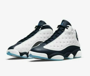 Nike Air Jordan 13 Retro Obsidian Power Blue White Kid's Size 7Y DS 414571-144 - Picture 1 of 10