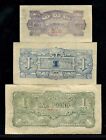 Oceania, Japanese Government 1/2, 1 Shilling, Pound (1943) Pr1-4 F-Vf condition