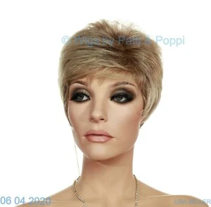 PAM BY NORIKO CLASSIC CAP WIG COLOR SHORT LAYERED FROSTI BLOND - Picture 1 of 12