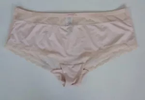 M&S Talla 16 Bajo Encaje Niño Bragas Cortas Bragas Calzoncillos Rosa Pálido - Imagen 1 de 4