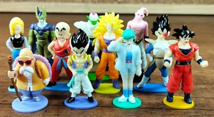 DRAGON BALL Z MINIATURES 11/11 FULL SET!! CHOCOLATE TOY -  PERU, YEAR 2016 - Picture 1 of 14