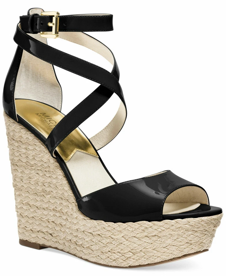 Sandalias de plataforma Michael Kors Gabriella en negro, nude, sandía Foto 1 de 1