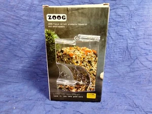 New Hamster Rabbit Food Dispenser Feeder Plastic Clear Guinea Pigs Food Bowl - Picture 1 of 4