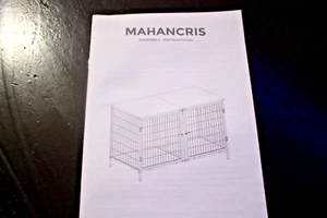 MUEBLE DOBLE PUERTA JAULA PERRO PARA 2 PERROS CON DIVISOR EXTRAÍBLE PARA PERRO MÁS GRANDE - Imagen 1 de 10