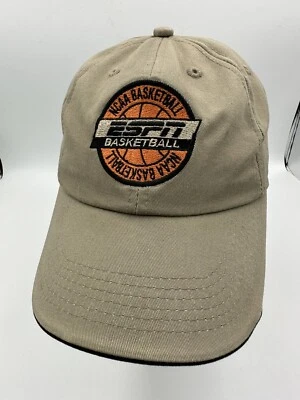 De colección Espn News Channel Papá Sombrero Gorra Baloncesto NCAA Bordado Bronceado Talla Única Foto 1 de 4