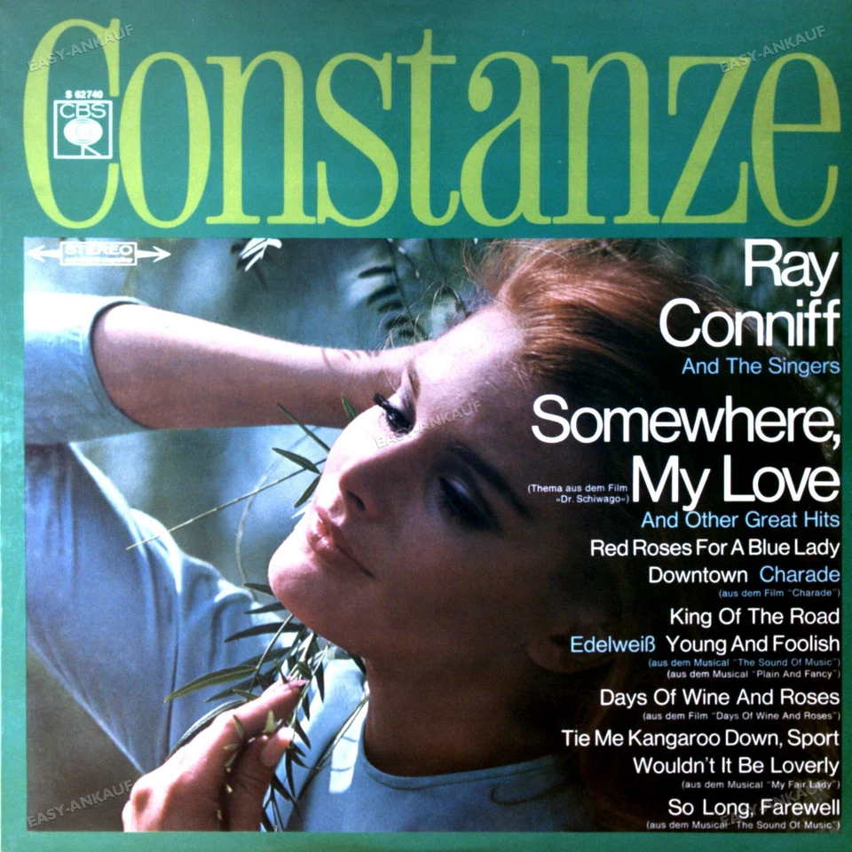 Ray Conniff And The Singers - Somewhere My Love LP (VG/VG) . - Image 1 of 1