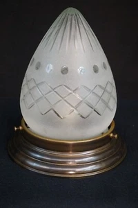 Lámpara de techo antigua araña Art Nouveau Plafoniere Ø 22 cm restaurada - Imagen 1 de 3