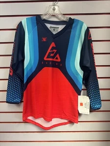 Answer A21 Sync Jersey Blue/Red Size Youth Large - Picture 1 of 3