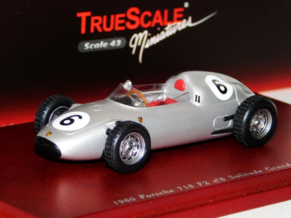 PORSCHE 718 #6 GRAHAM HILL SOLITUDE GP 1960 TRUESCALE TSM114310 1:43 - Immagine 1 di 1
