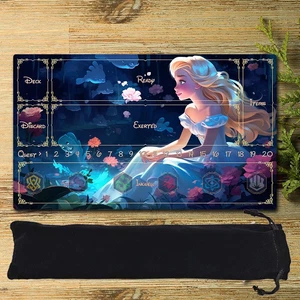 Playmat Suitable for Lorcana TCG, includes Storage Bag, 24 x 14 inches No45 - Picture 1 of 1