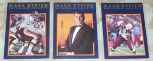 Mark Rypien - Lot of 3 1992 Fleer Trading Cards (Performance Highlights) - Picture 1 of 1