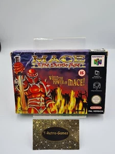 N64 Nintendo 64 Mace The Dark Age con scatola originale e istruzioni euro - Foto 1 di 12