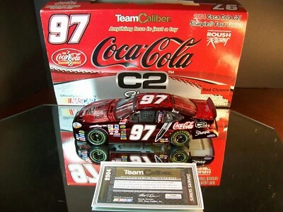 Kurt Busch #97 Sharpie Coca-Cola C2 Red Chrome 2004 Ford Taurus 250 Made 1:24 TC - Image 1 of 4