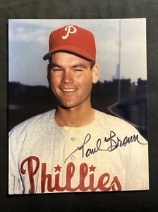 PAUL BROWN Philadelphia Phillies signed 8x10 Foto Bild Autogramm Auto - Bild 1 von 2