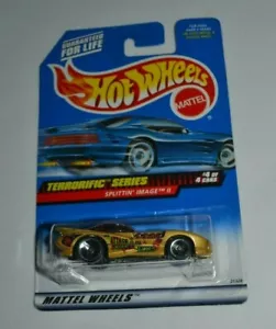 1999 HOT WHEELS TERRORIFIC SERIE 4/4 - SPLITTIN' IMAGE II ORO - Foto 1 di 3