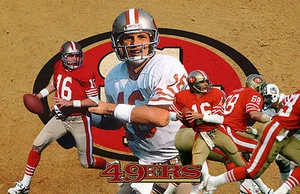 SF 49ers Lithographie Druck von Joe Montona 17 x 11 - Bild 1 von 1