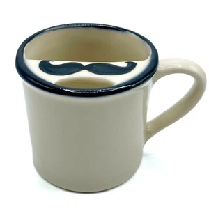 Taconic Stoneware Mustache Guard Mug Handmade in USA by Artisans - Unique Gift - Picture 1 of 5