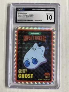 Super pegatinas Veefriends 2023 Gritty Ghost Halloween/499 CGC 10  - Imagen 1 de 1