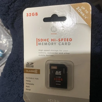ICIDU 32GB High Speed SDHC Memory Card, Prime Series, Compatible with Photos - Image 1 of 2
