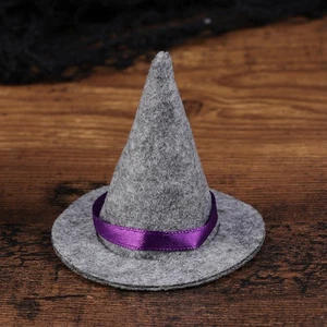6 Pcs Witch Hat Props Mini Halloween Decorations Tiny Craft Child DIY Crafts - Picture 1 of 11