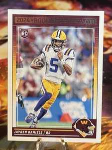 2024 Score Rookies JAYDEN DANIELS RC #302 Commanders - Picture 1 of 2