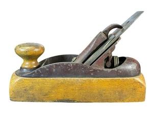 Antiguo Ohio Tool Co. No. Avión alisado de transición 024 - Suela de madera EE. UU. - Imagen 1 de 8