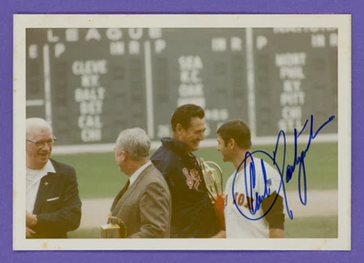 1969 Carl Yastrzemski Boston Red Sox Period Signed Original Photo, Ted Williams - Image 1 of 2