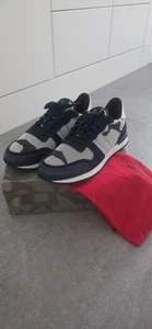 Valentino Garavani Men's Trainers Size 10 Blue/Grey Camo - Picture 1 of 5