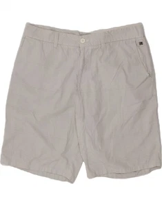 O'NEILL Mens Chino Shorts W38 XL Grey Check Polyester CB14 - Picture 1 of 3