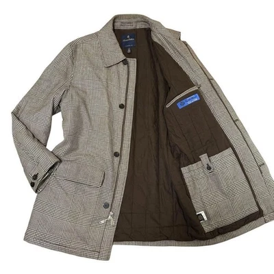 Brooks Brothers Loro Piana Rain System Coat 100% Wool Size M - Image 1 of 4