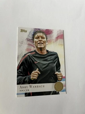 2012 Topps U.S. Olympic Team and Olympic Hopefuls - Abby Wambach #93 GOLD - Image 1 of 2