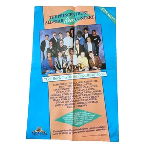 Prince’s Trust Charity Concert 1987 MGM/UA 22x34 Folded Poster P-1089 NEW - Picture 1 of 9