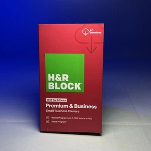 H&R Block Steuersoftware Premium & Business 2024 [Boxed Key Card] - Bild 1 von 4