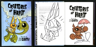 Joe Ledbetter SIGNED AUTOGRAPHED Creatures of Habit + SKETCH HC 1st Ed 1st Print - Image 1 of 4