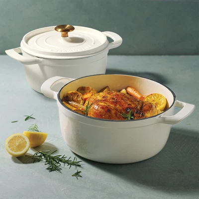 2-Pack Tramontina 4-Quart & 6-Quart Enameled Cast Iron Dutch Oven Oven-Safe NEW! - Image 1 of 4