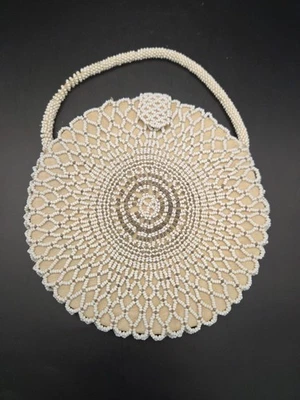 Vintage Czechoslovakia Beaded Round Dance Purse - Image 1 of 4