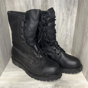 BATES Boots 01-D-0319 11460 Black Leather Gore-Tex Waterproof Combat, Size 9 1/2 - Picture 1 of 6