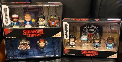 SET NEW Little People Collector Stranger Things Castle Byers & Hellfire Club - Image 1 of 3