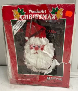 KIT DE NAVIDAD WONDERART DE COLECCIÓN SANTA CLAUS #K131 KIT DE CABEZA DE SANTA ~ ¡NUEVO Y SELLADO! - Imagen 1 de 2
