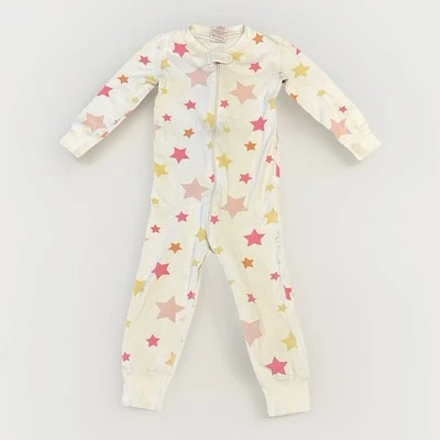 Hanna Andersson Bebé Cremallera Dormir Estrellas Rosa Talla 80cm 18-24 Meses Algodón Orgánico Foto 1 de 4